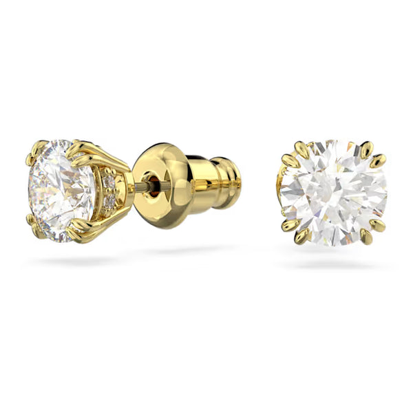 Orecchini Swarovski Constella Punto Luce con Cristallo Bianco e Lega Placcata Oro Giallo 5642595