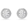 Pendientes Swarovski con piedras luminosas en rodio blanco