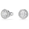 Pendientes Swarovski con piedras luminosas en rodio blanco