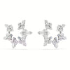 Pendientes de clip Swarovski Idyllia Snowflake