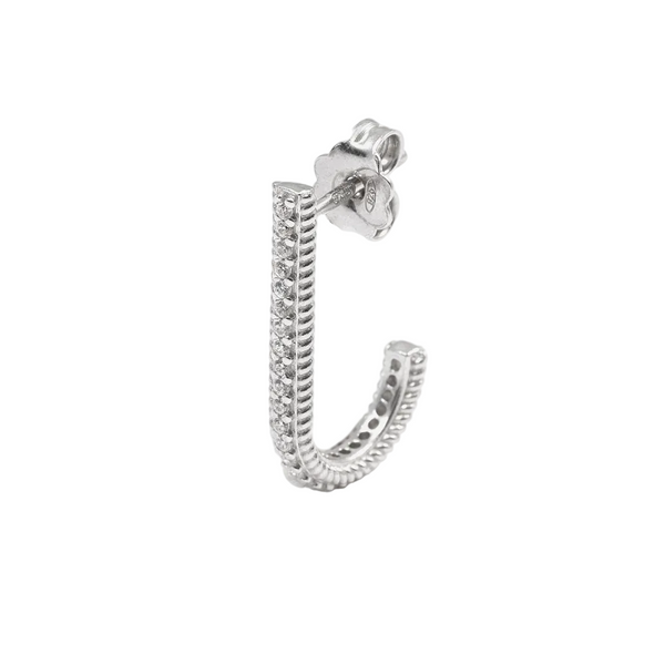 Mono Orecchino Nove25 Fancy Hook Con Zirconi N25ORE00452