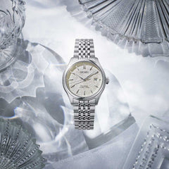 Reloj automático Seiko Presage Classic con esfera marfil