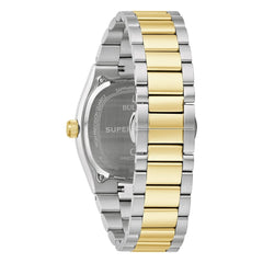 Orologio Bulova Uomo Super Seville Bicolore Quadrante Nero 98B458
