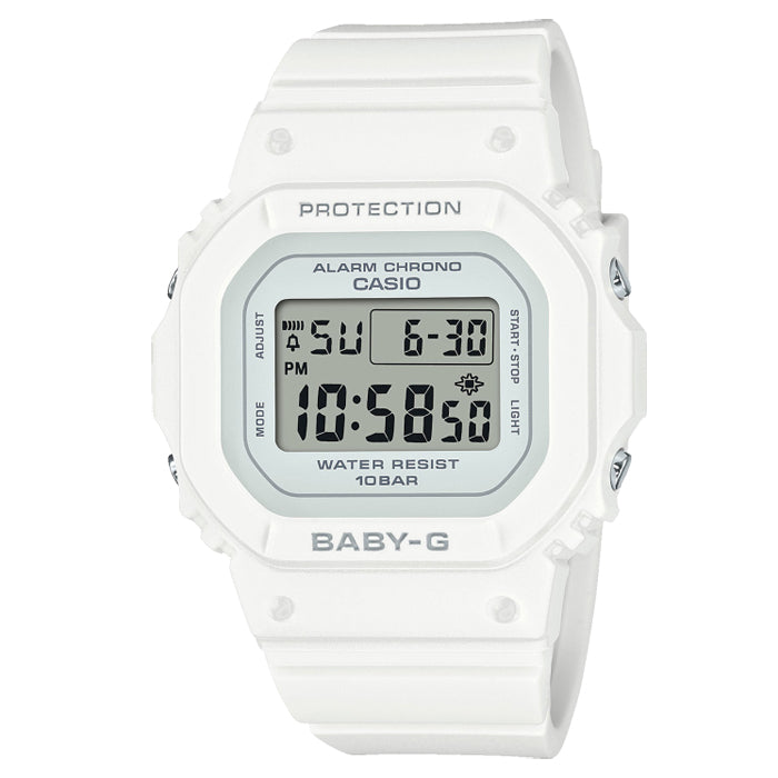 Baby-G White Digital Resin Watch