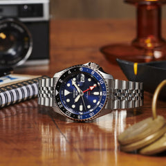 Orologio Seiko 5 Sports GMT con Quadrante Blu SSK003K1