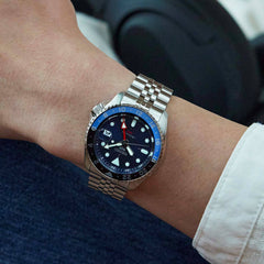 Orologio Seiko 5 Sports GMT con Quadrante Blu SSK003K1