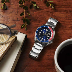 Orologio Seiko 5 da Uomo Sports con Quadrante Blu Pepsi SRPD53K1