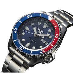 Orologio Seiko 5 da Uomo Sports con Quadrante Blu Pepsi SRPD53K1