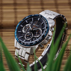 Orologio Seiko da Uomo Cronografo Quarzo con Quadrante Blu SSB345P1