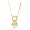 Swarovski Idyllia Necklace with Heart and Key in Yellow Gold Plated