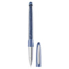 Bolígrafo Swarovski Crystalline Nova Azul Cromo