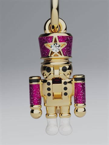 Pandora Nutcracker Pendant Charm 14K Yellow Gold Plating