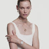 Collana Swarovski Hyperbola Taglio Round Placcata Oro Giallo 5740410