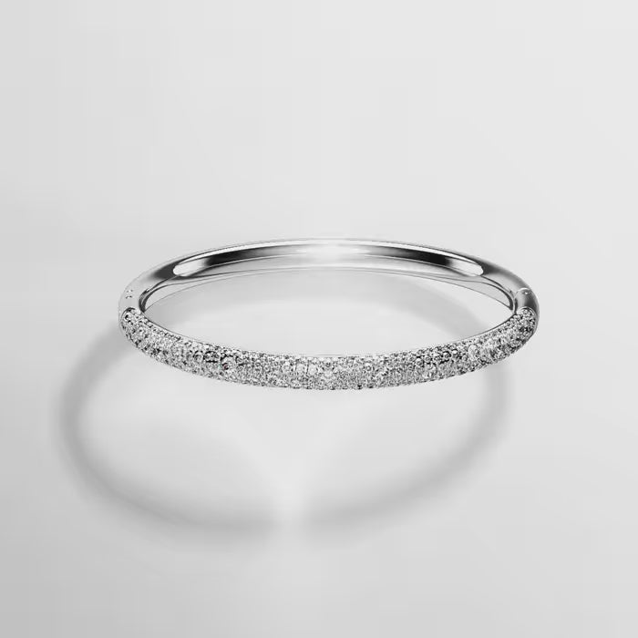 Pulsera Rígida Swarovski Sublima Pavé Snow