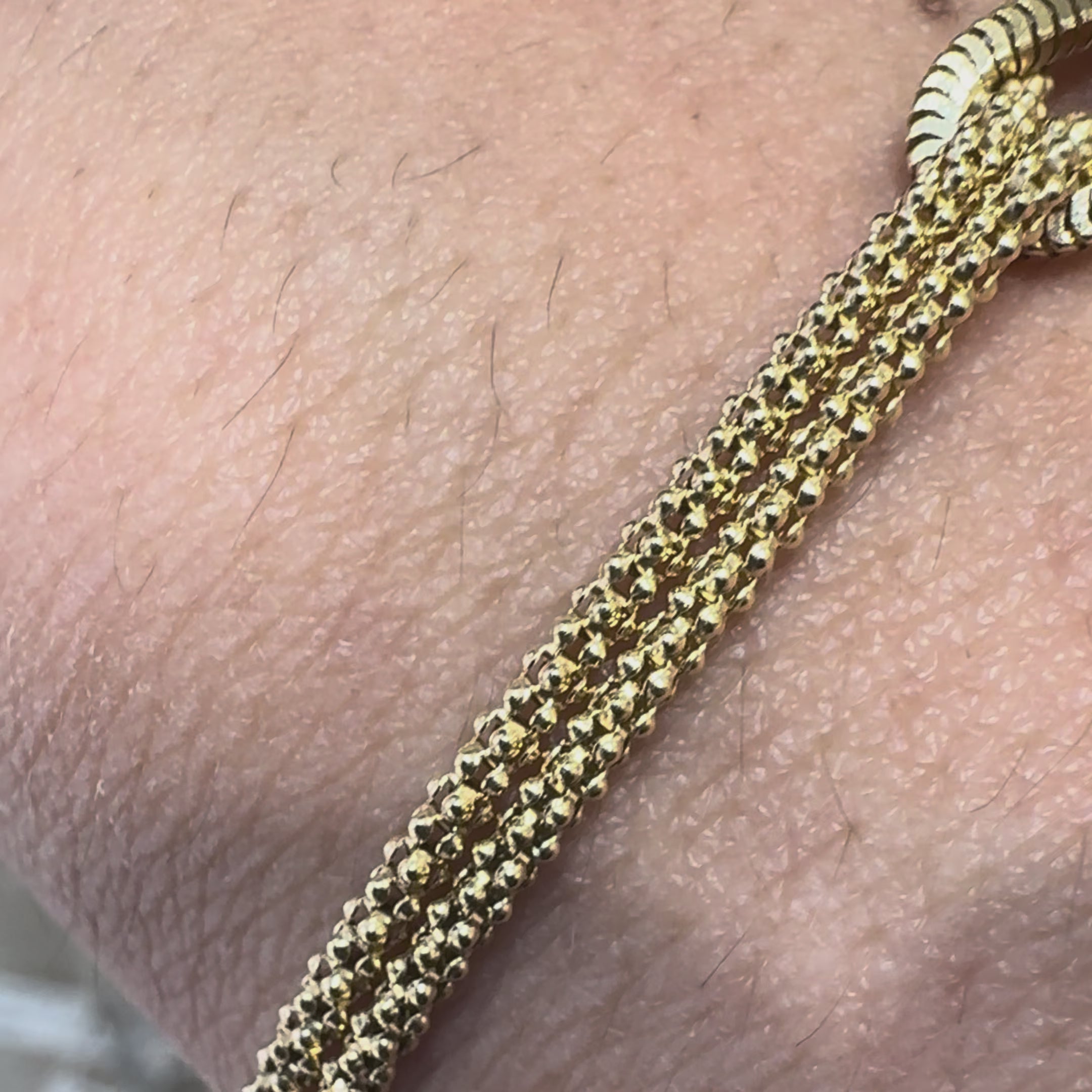 Amen Golden Love Knot Bracelet