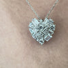 Amen Diamond Silver Necklace With White Zircons CLCUSCOBBZ