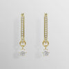 Orecchini Swarovski Pendenti Constella Placcati Oro Giallo 5728587