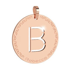 Rebecca Charm My Alphabet Initial Medium Letter B Rose