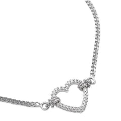 Pulsera de plata con corazón No25 Tight Love