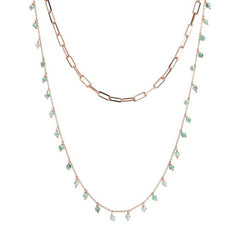 Bronzallure Double Strand Necklace -