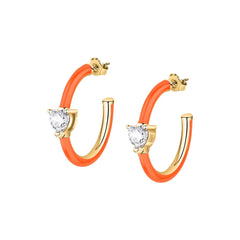 Orecchini Chiara Ferragni a cerchio medium Love Parade J19AVI21
