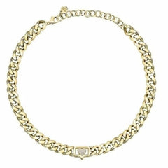 Chiara Ferragni Crystal Love Bossy Chain Necklace