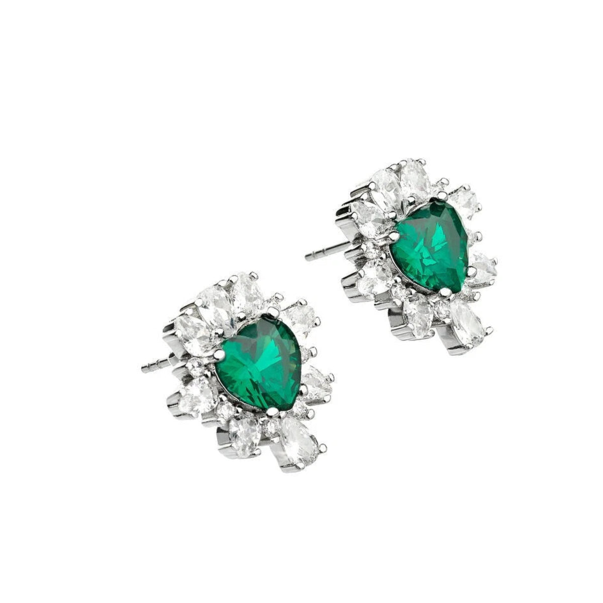 Chiara Ferragni Emerald Earrings