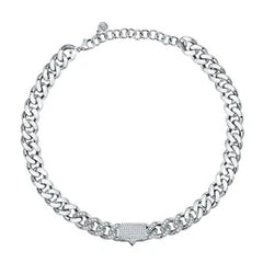 Chiara Ferragni Bossy Chain Groumette Necklace