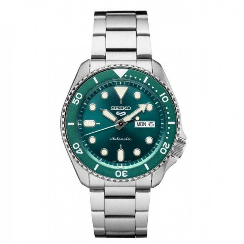 Seiko 5 Automatic Sports Watch with Green Dial SRPD61K1