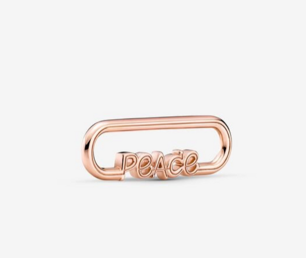 Charm Pandora Link Rosè "Peace" 789698C00