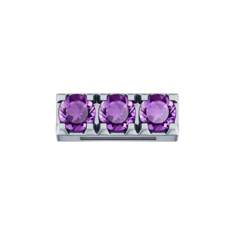 Elements Tris in White Gold and Amethyst