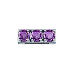 Elements Tris in White Gold and Amethyst